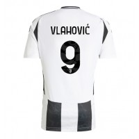 Dres Juventus Dusan Vlahovic #9 Domáci 2024-25 Krátky Rukáv